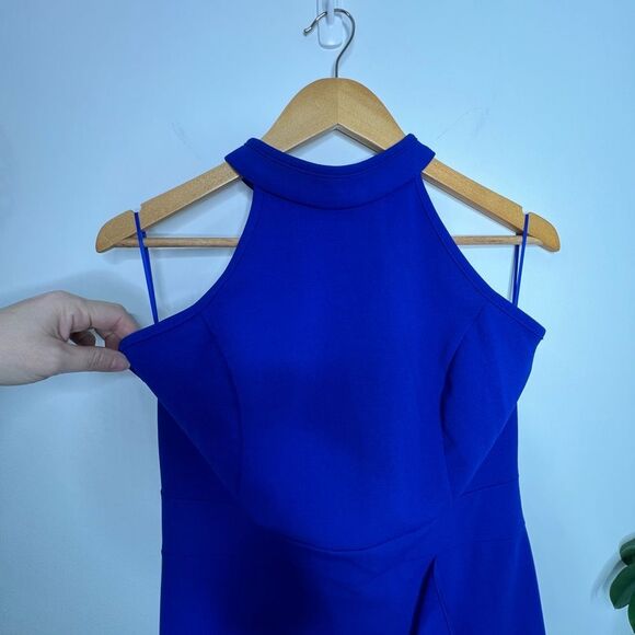 Chic Blue Maxi Dress with Flowing Silhouette - Picture 5 of 7